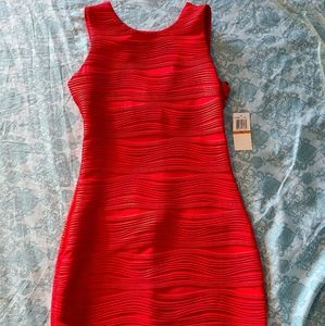NWT Ribbed Red Dress